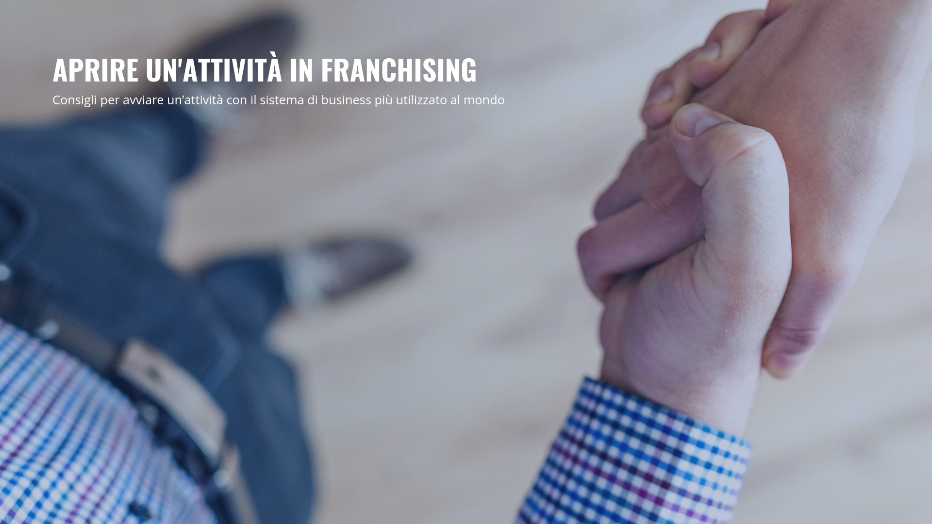 Aprire attività franchising